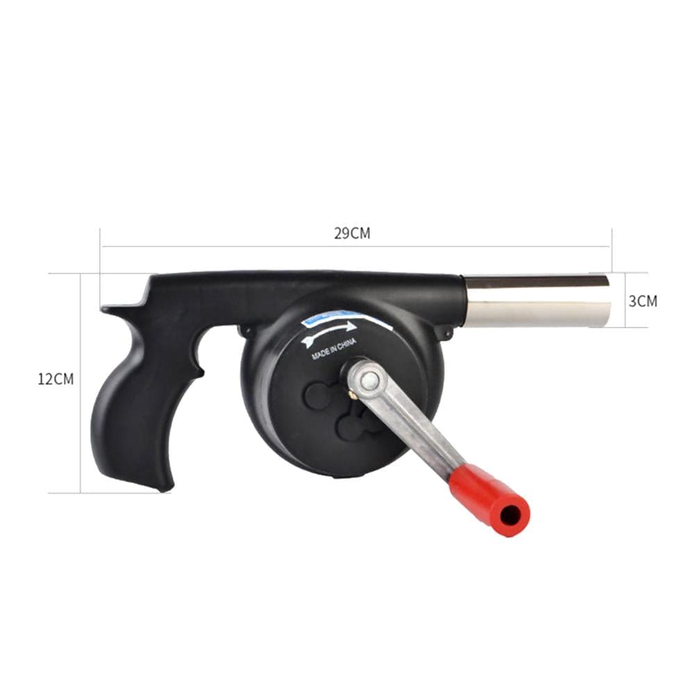 Manual BBQ Blower, Barbecue Hair Dryer, BBQ Grill Fire Starter, Portable Household Hand Blower, Flame Exciter for BBQ Picnic Outdoor Camping Hiking Cooking Tool, Hand Crank BBQ Fan, Combustion Supporting Blower, Picnic Camping Stove Accessories Manual BBQ Blower, Barbecue Hair Dryer, BBQ Grill Fire Starter, Portable Household Hand Blower, Flame Exciter for BBQ Picnic Outdoor Camping Hiking Cooking Tool, Hand Crank BBQ Fan, Combustion Supporting Blower, Picnic Camping Stove Accessories